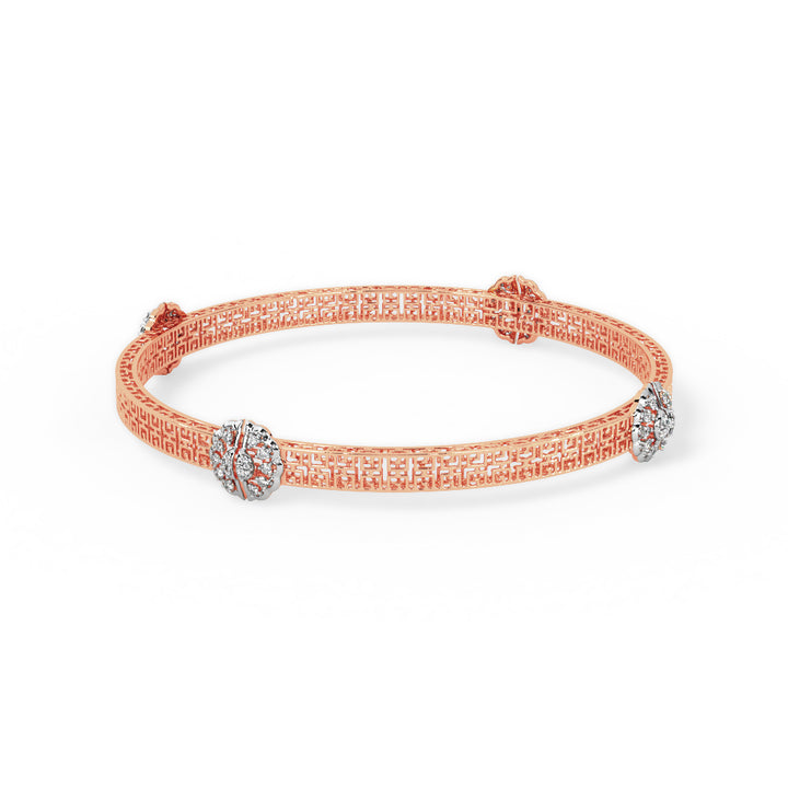 Stardust Mesh Diamond Bangle