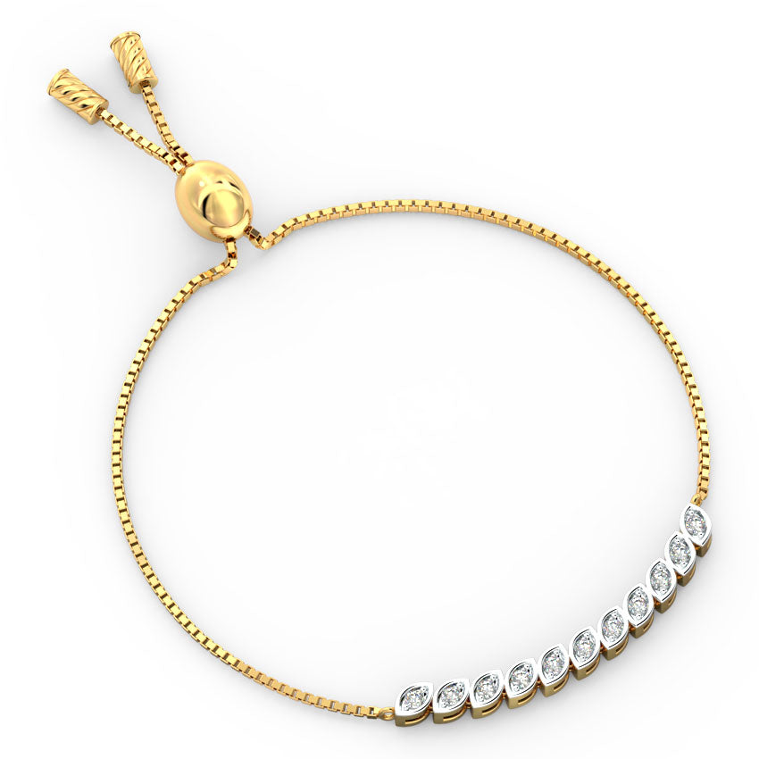 Petals Adjustable Diamond Bracelet