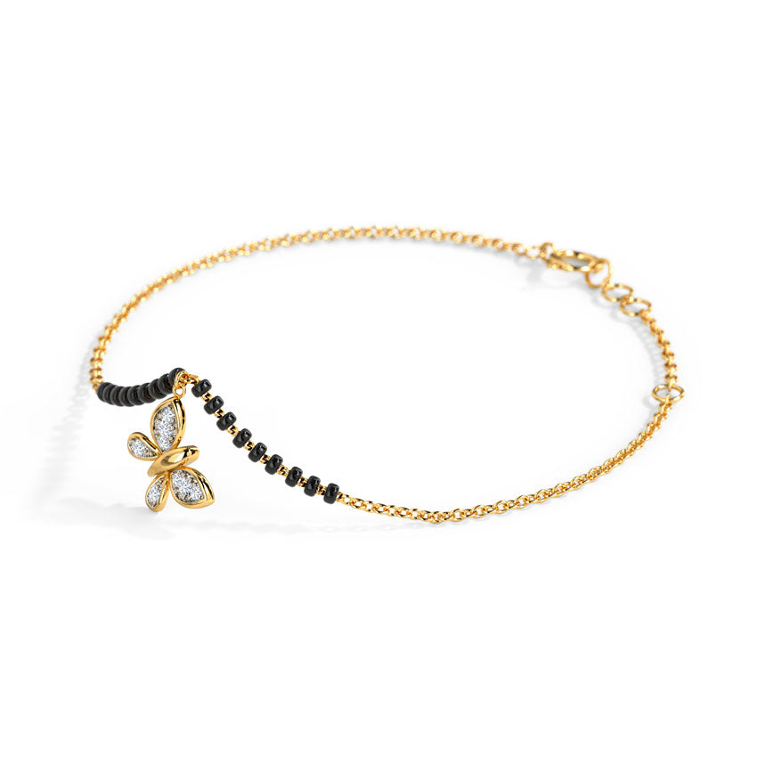 Aisha Diamond Mangalsutra Bracelet