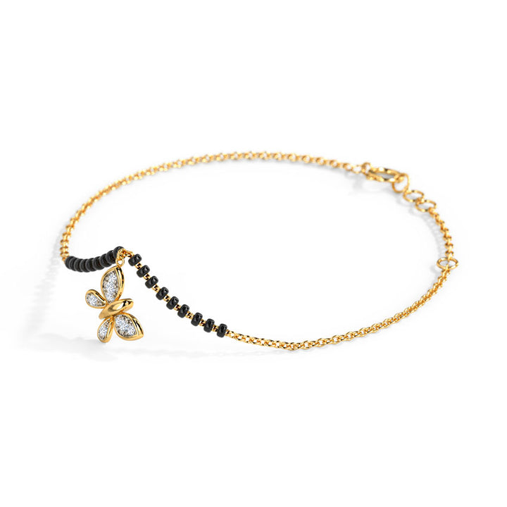 Aisha Diamond Mangalsutra Bracelet