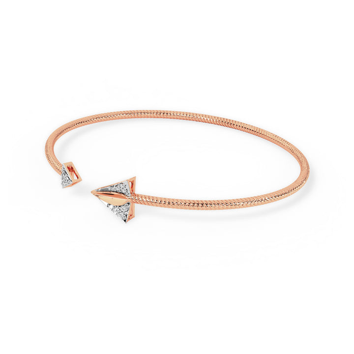 Eva Diamond Tube Bracelet