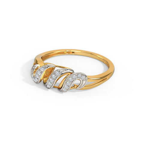 Interwind Shimmer Diamond Ring