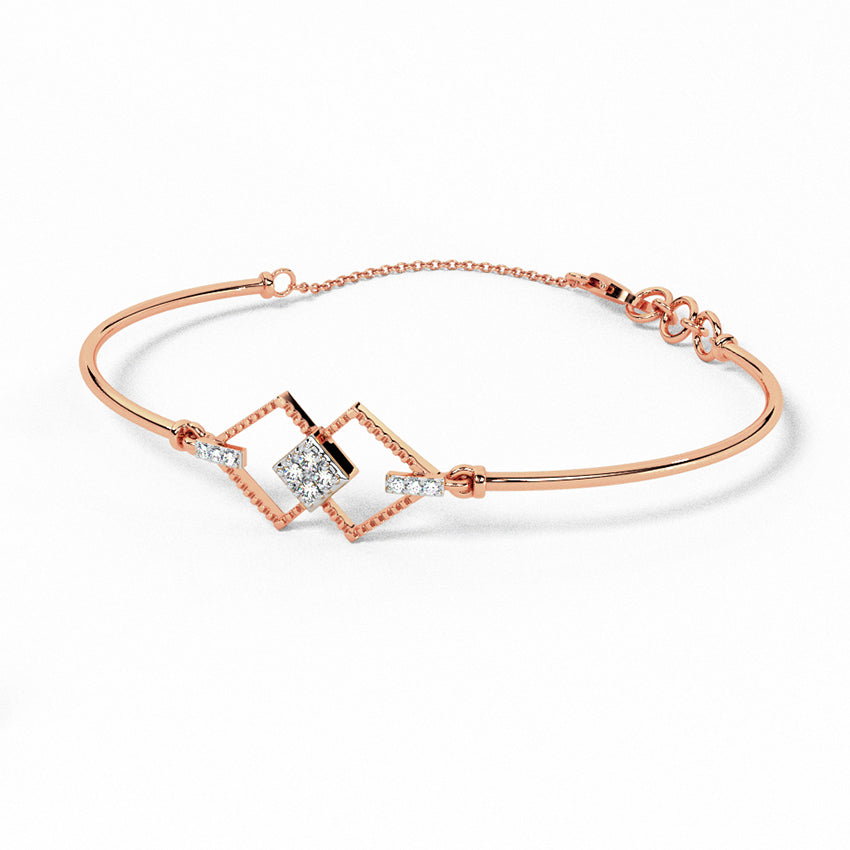 Layla Diamond Tube Bracelet