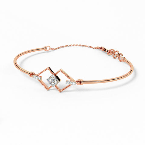 Layla Diamond Tube Bracelet