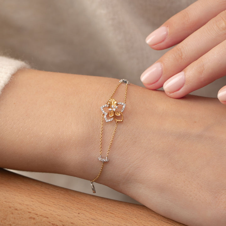 Charming Bloom Diamond Bracelet
