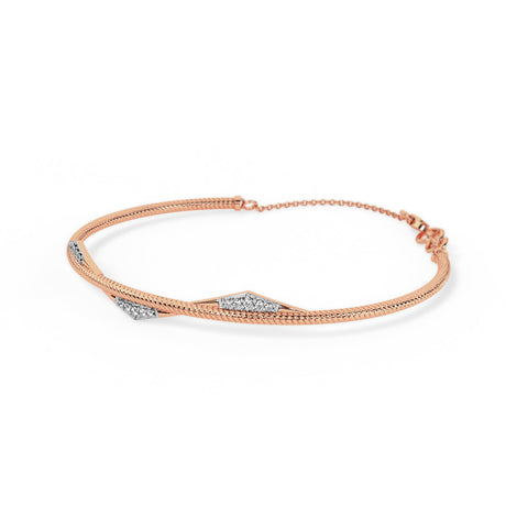 Avery Diamond Tube Bracelet