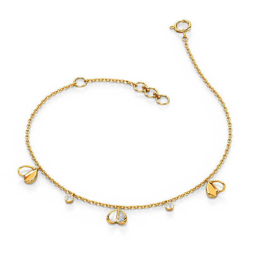 Joyous Hearts Diamond Bracelet