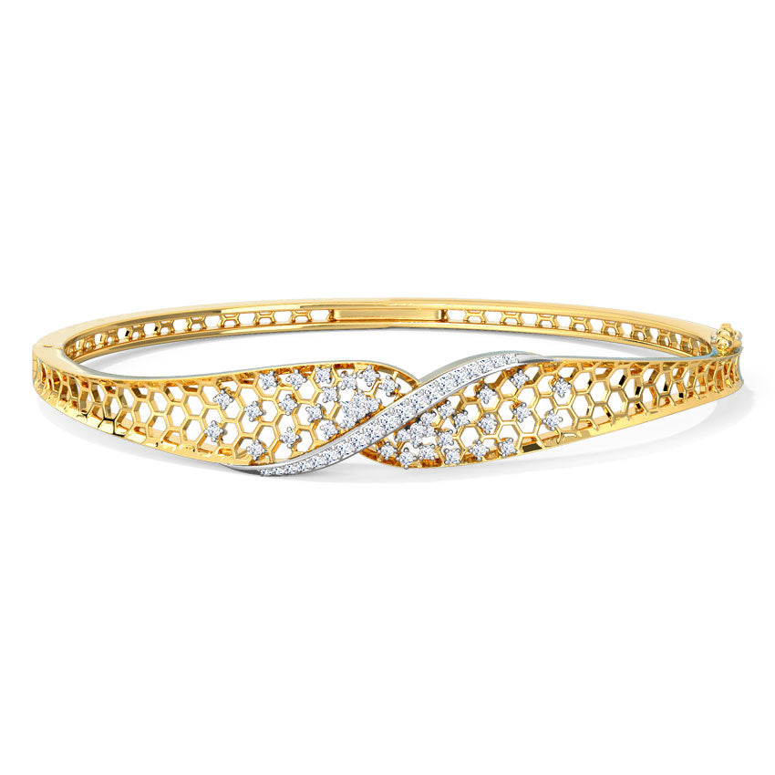 Atara Twist Sparked Diamond Bracelet