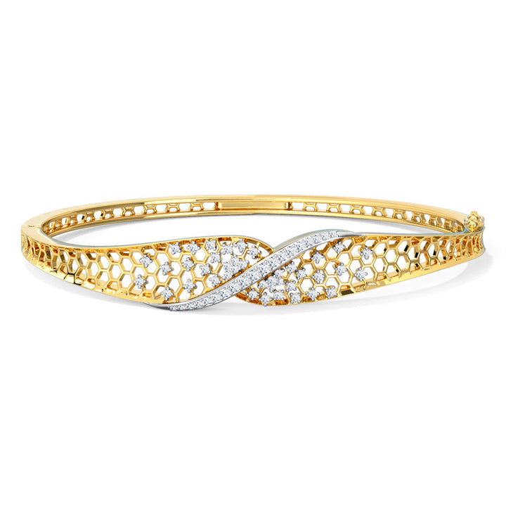 Atara Twist Sparked Diamond Bracelet