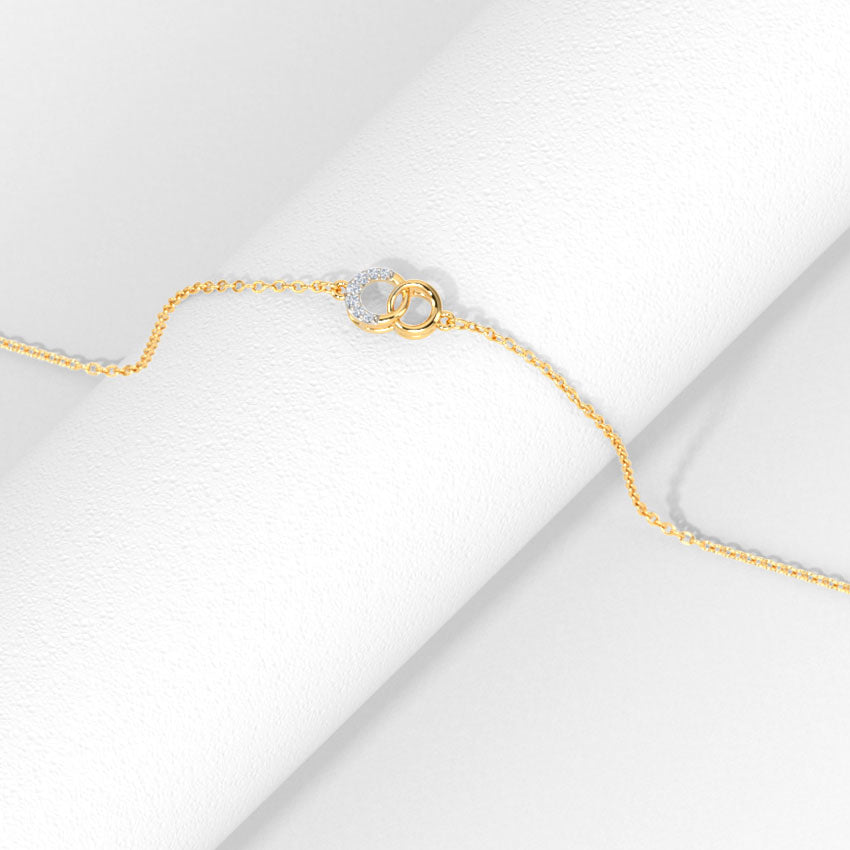 Eternally Linked Diamond Chain Bracelet