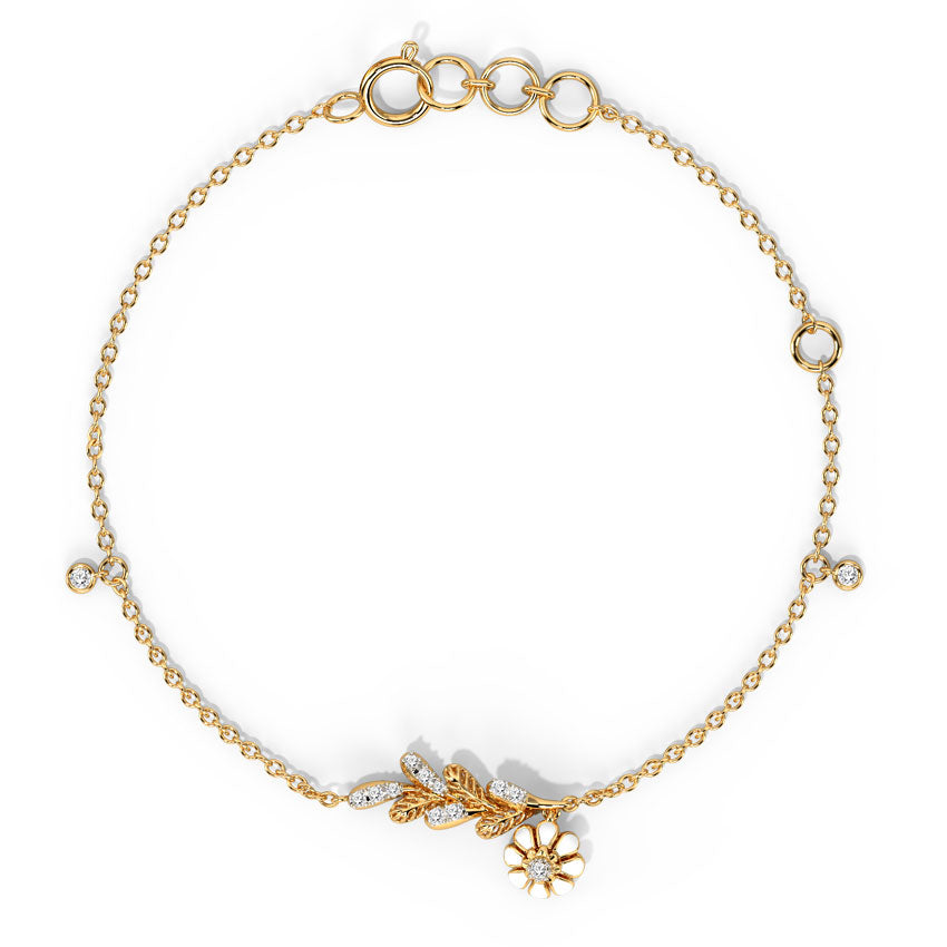 Victory Blossom Diamond Bracelet