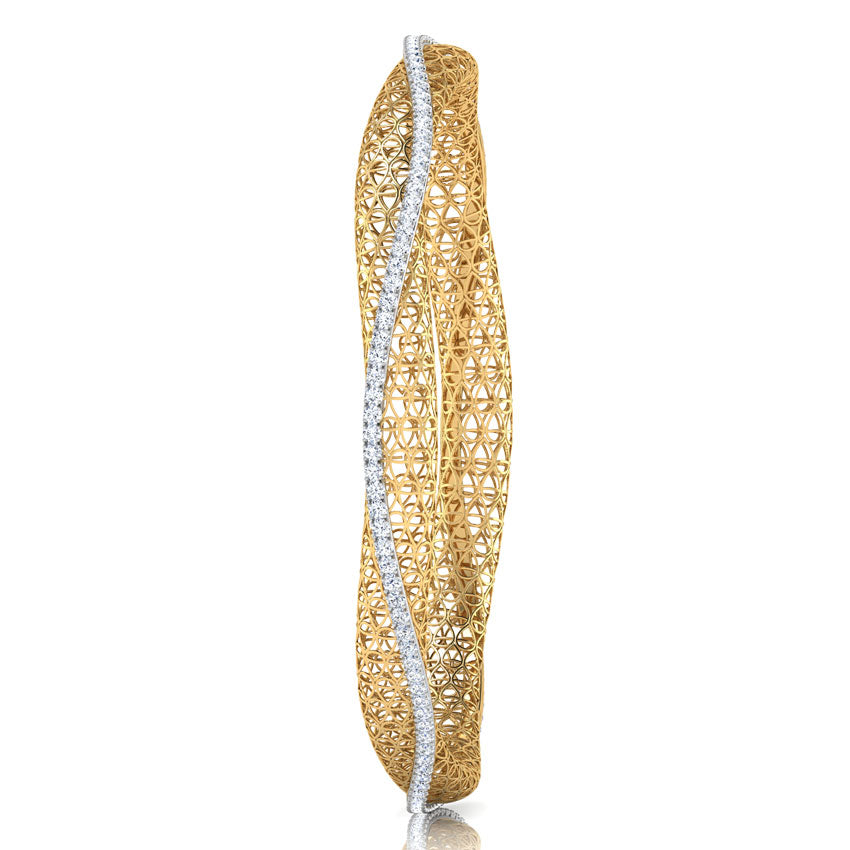 Carol Trellis Diamond Bangle