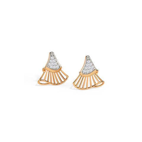 Blissful Diamond Stud Earrings