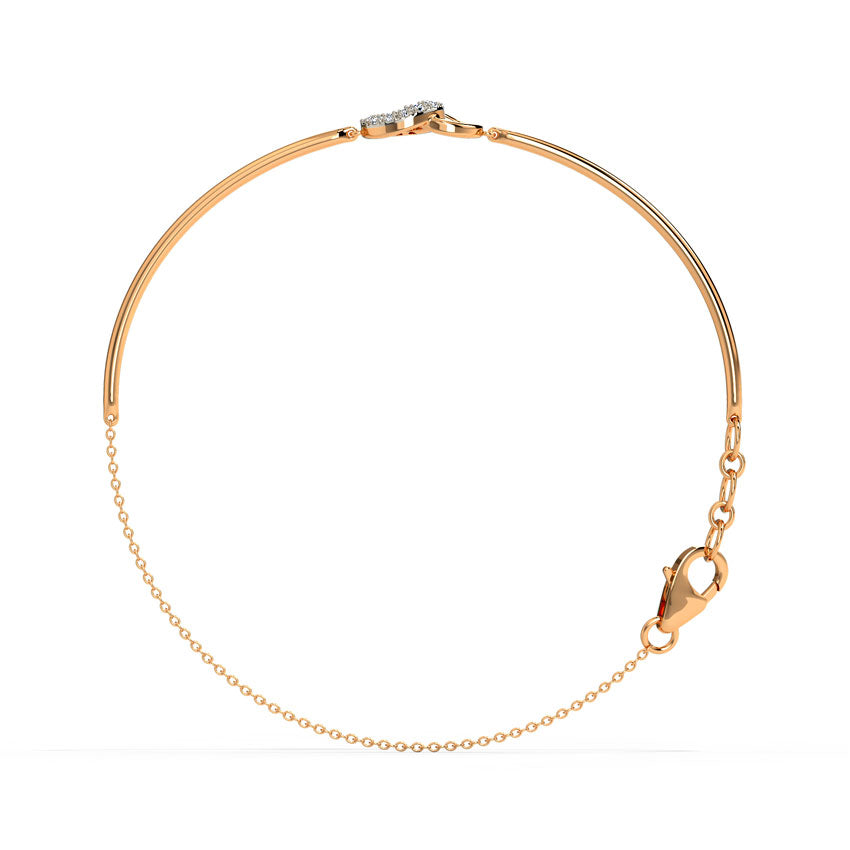 Duo Interlinked Diamond Bracelet