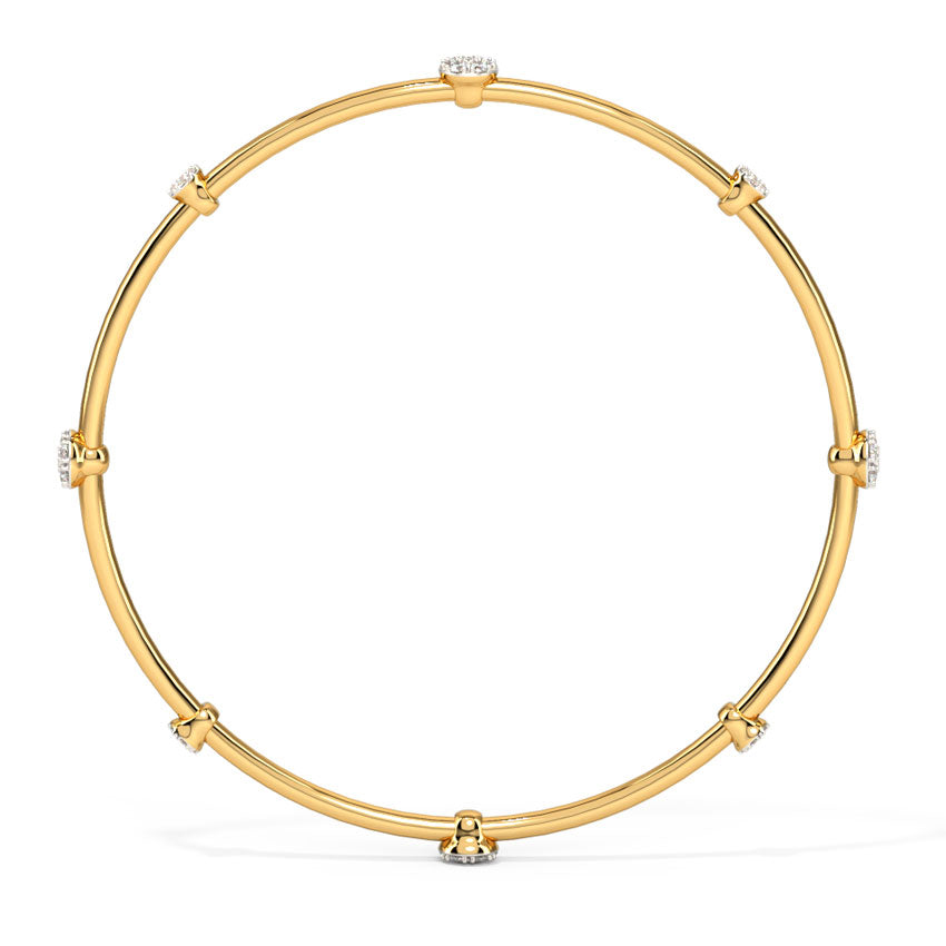 Sparkling Orb Diamond Bangle