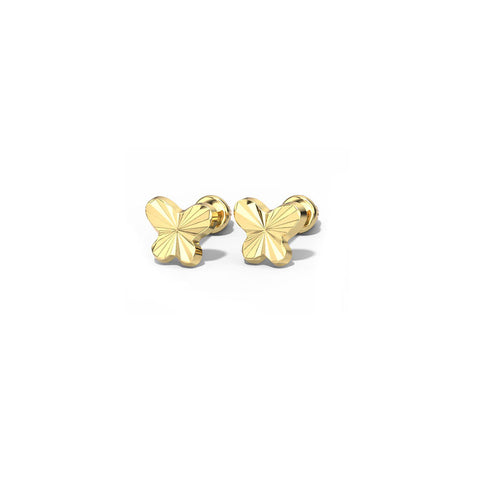 Flutter Beam Kids' Gold Earrings