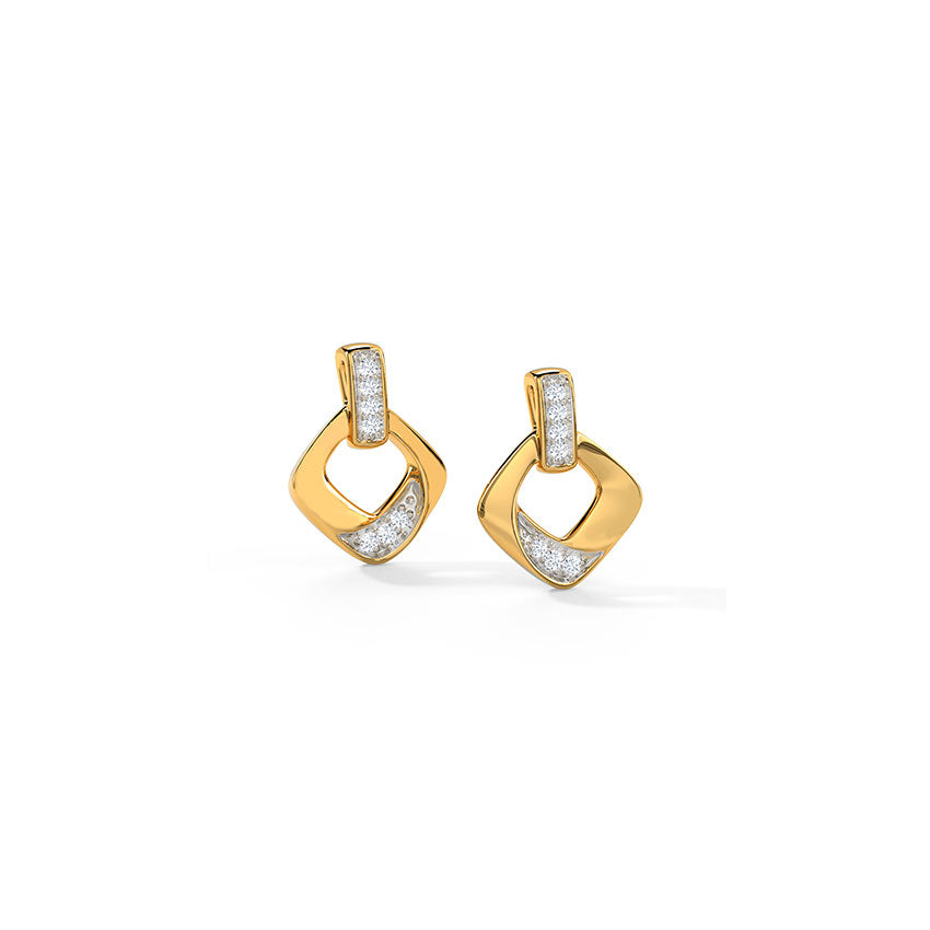 Alluring Diamond Stud Earrings