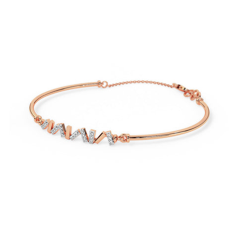 Zoyela Diamond Tube Bracelet