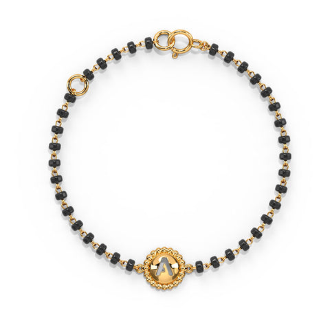 Alphabet A Kids Nazaria Gold Bracelet