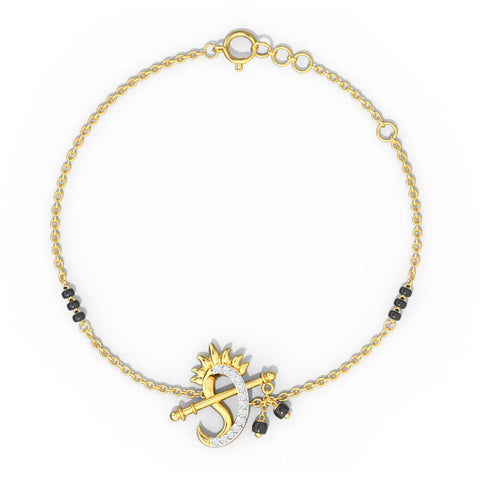 Falak Diamond Mangalsutra Bracelet