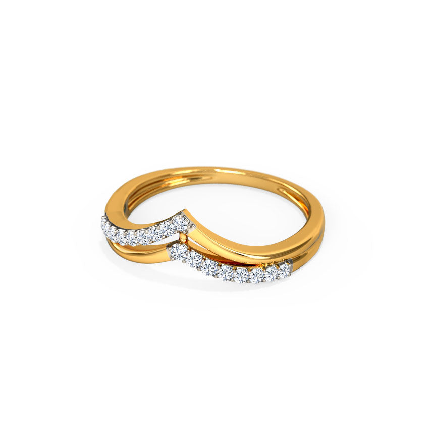 Classic Duo V Diamond Ring