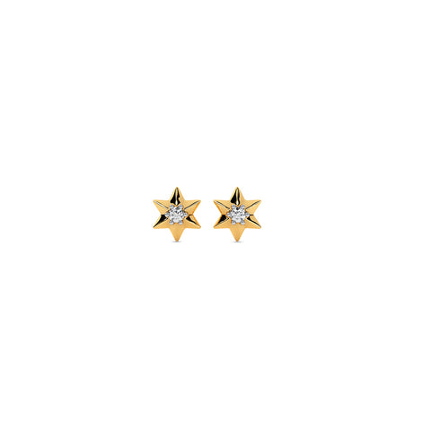 Celestial Multipierce Diamond Stud Earrings