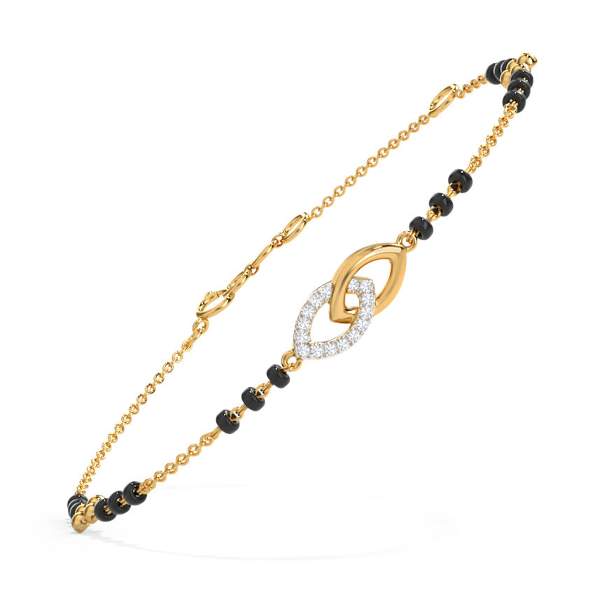 Amoli Diamond Mangalsutra Bracelet
