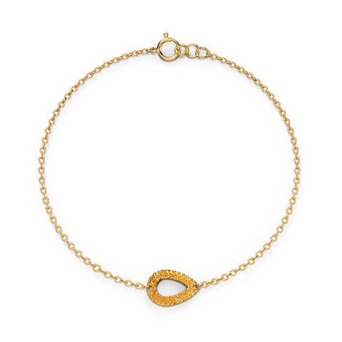 Perky Pear Gold Bracelet