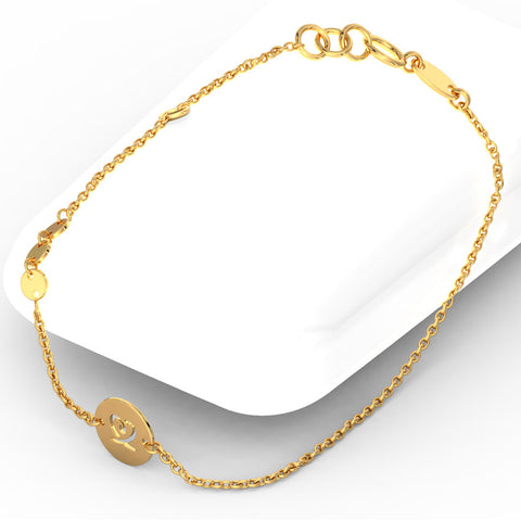Looped in Love Gold Bracelet