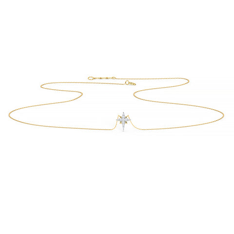 Northern Diamond Star Necklace