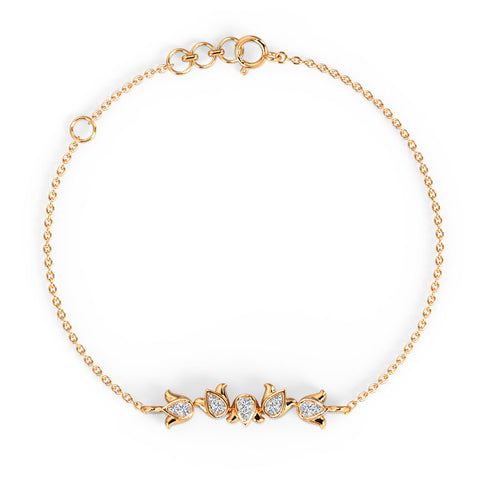 Aurena Tulip Diamond Bracelet