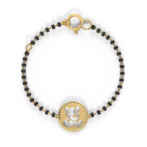 Ganesha Baby Nazaria Gold Bracelet