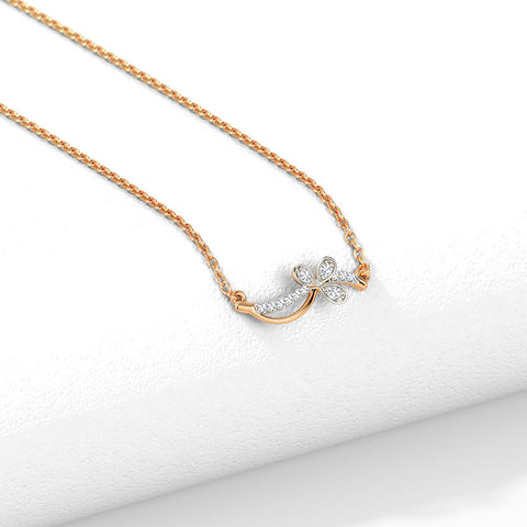 Florid Diamond Necklace