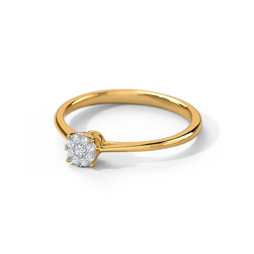 Petite Quad Diamond Ring
