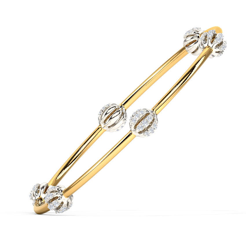 Glorious Orb Diamond Bangle