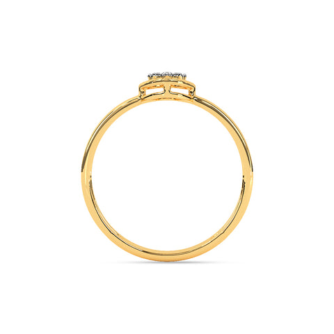 Pleasing Oval Diamond Ring