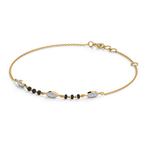 Stella Diamond Mangalsutra Bracelet