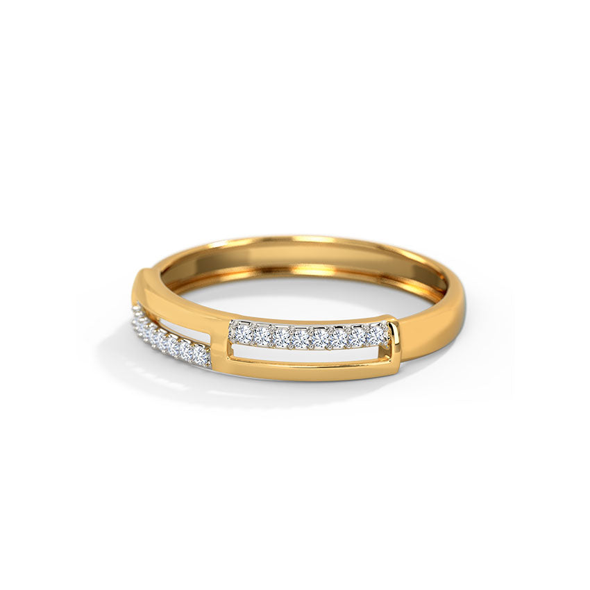 Sleek Diamond Band