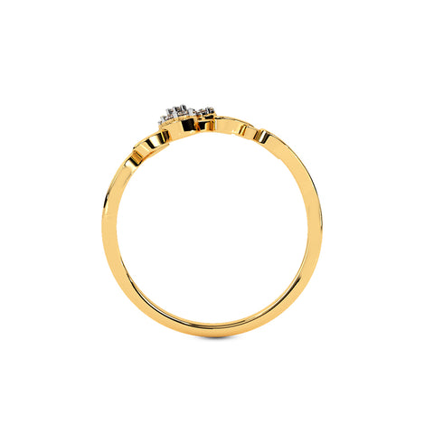 Mickey Mouse Love Diamond Ring