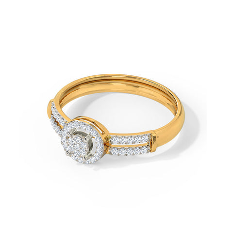 Halo Diamond Band