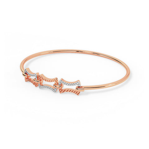 Aria Diamond Tube Bracelet