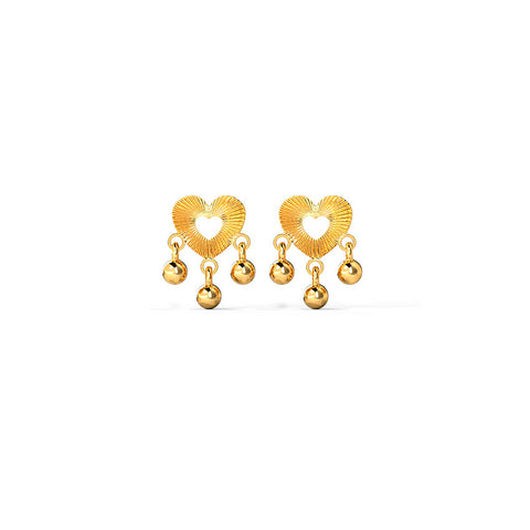 Lining Heart Earring