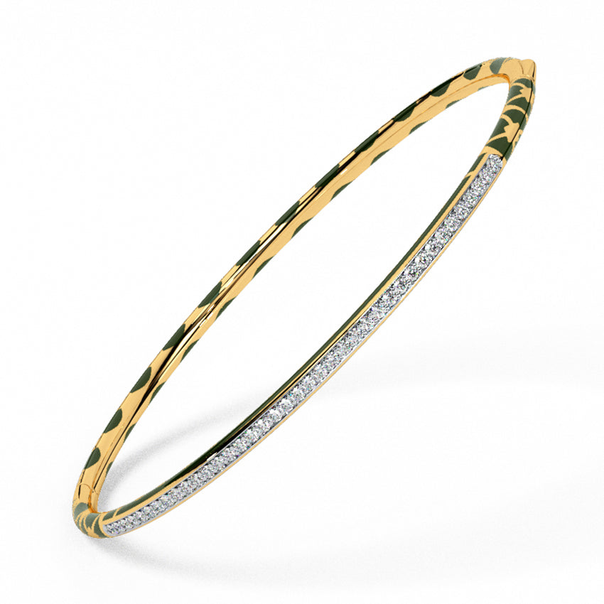 Elegance Enclosed Diamond Bangle