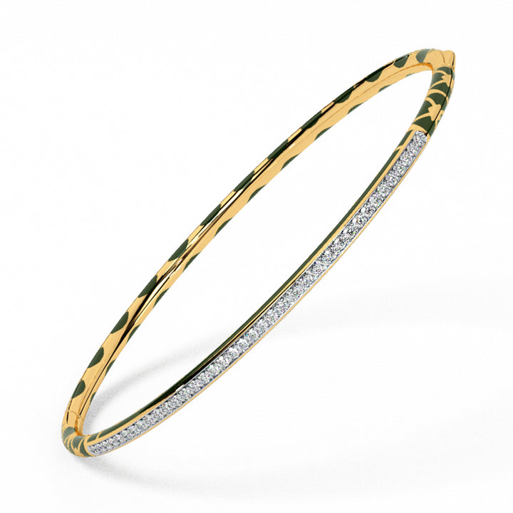 Elegance Enclosed Diamond Bangle