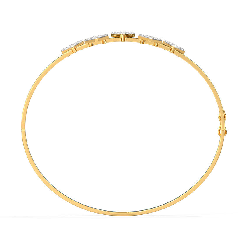 Suzan Block Diamond Bracelet