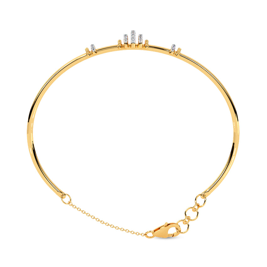 Linear Spark Diamond Bracelet