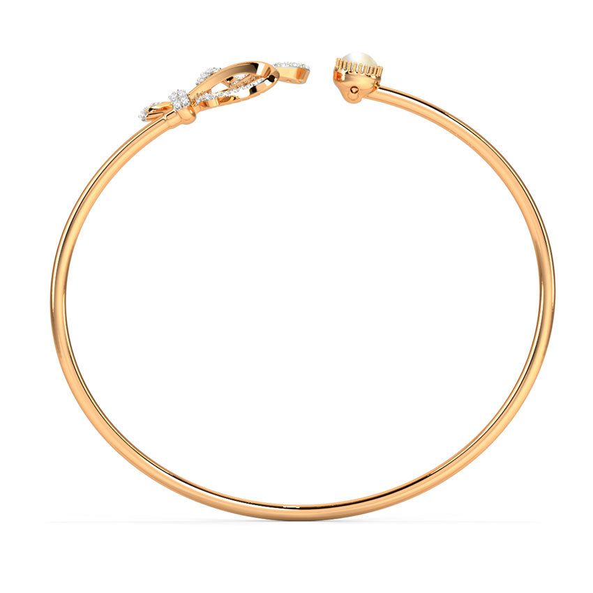 Ribbon Knot Pearl Bracelet