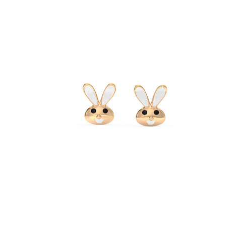 Bunny Kids' Gold Earrings