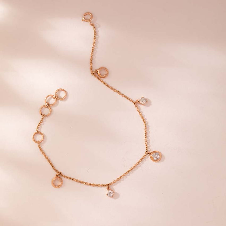 Bloom Charm Diamond Bracelet