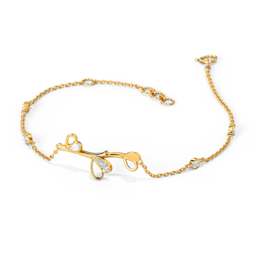 Adorable Clover Diamond Bracelet